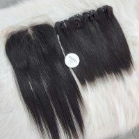 Premium Vietnamese Straight Weft Human Hair Extensions – Natural Color 3 Premium Vietnamese Straight Weft Human Hair Extensions – Natural Color