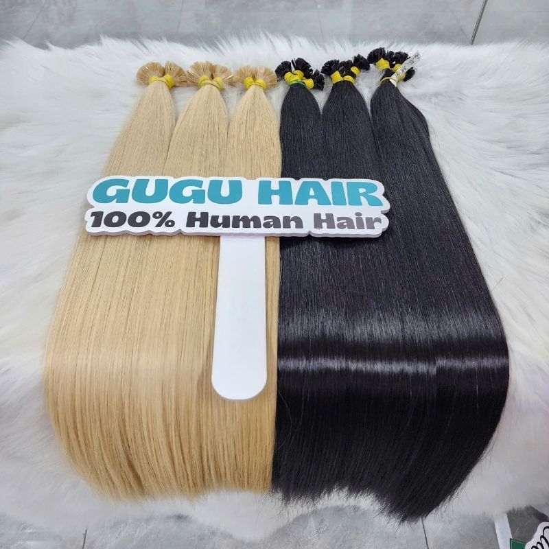Blonde Flat Tip Human Hair Extensions – Premium Remy Hair Extensions