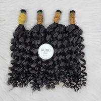 Pixie Curly Bulk Human Hair for Braiding – 100% Vietnamese Human Hair Extensions 3 Pixie curly bulk human hair extensions for braiding 3