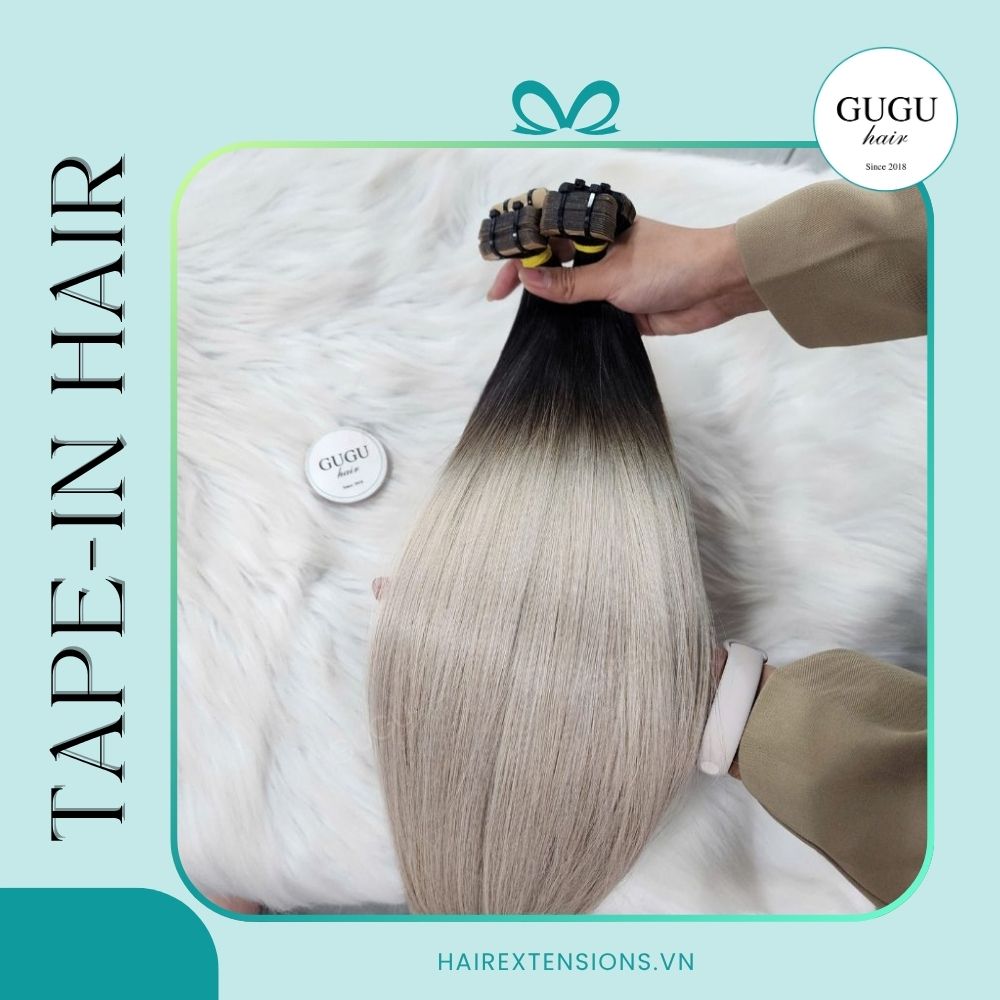 Luxury Vietnamese Human Hair Extensions 15 Tape-in Hair Extensions