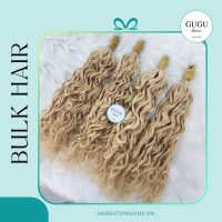 Blonde Water Curly Bulk Hair - 100% Vietnamese Human Hair Extensions