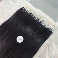 #1b H6 Feather Hair Extensions