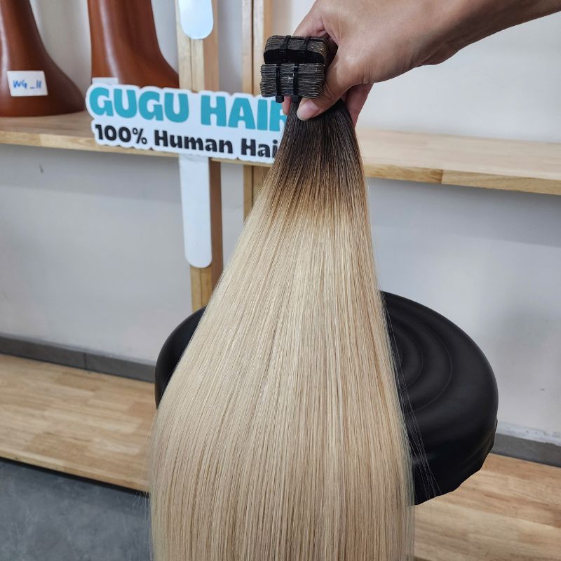 #2#613 Ombre Hair Extensions Best Vietnamese Raw Straight Tape-in Hair