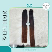Luxury Black Ombre Light Brown Hair Extensions Weft Hair from Best Raw Vietnamese Hair 
