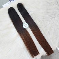 Black Ombre Light Brown Hair Extensions Weft Hair