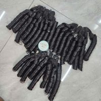 Boucy Curly Weft Hair Human Hair Extensions