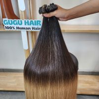 Brown Blonde Mix Color Silky Straight SDD Tape-in Human Hair Extensions