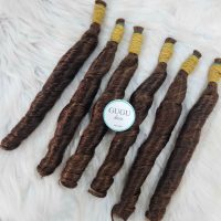 Chocolate Brown Spring Curly Bulk Hair Extensions