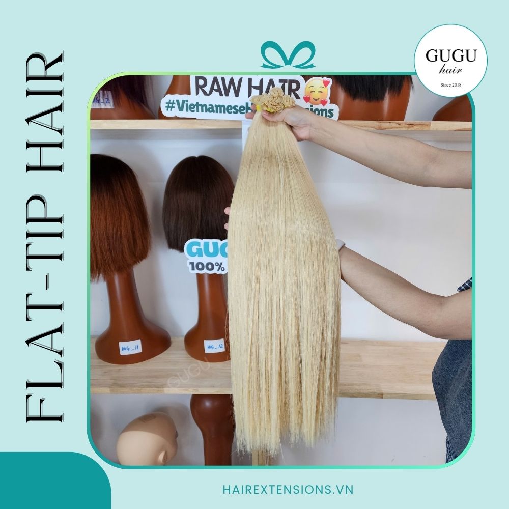 Flat tip hair