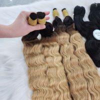 Luxury Dark Root Honey Blonde Loose Wave Virgin Hair Extensions