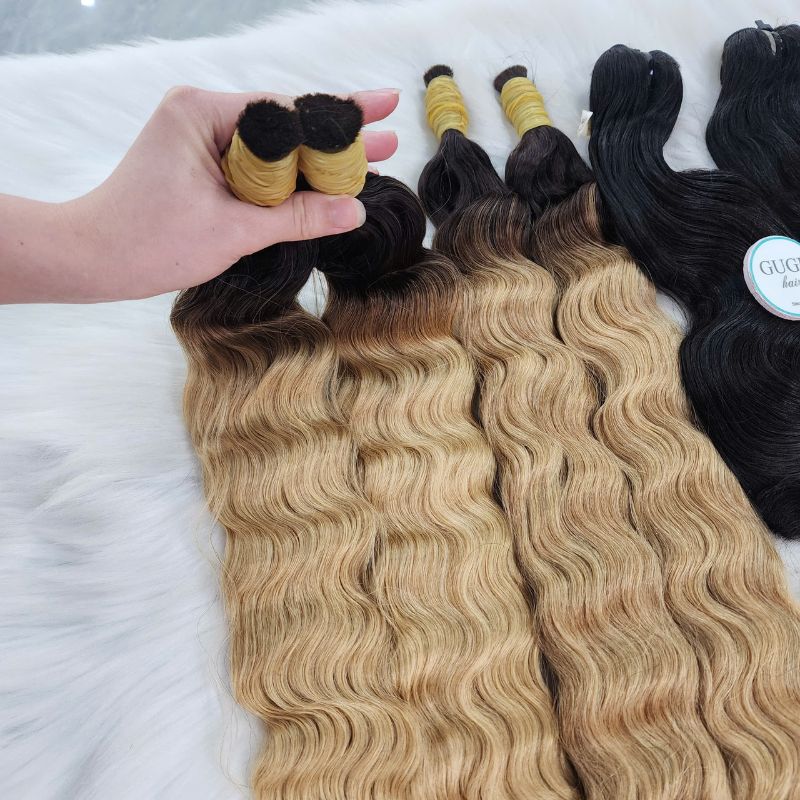 Luxury Dark Root Honey Blonde Loose Wave Virgin Hair Extensions