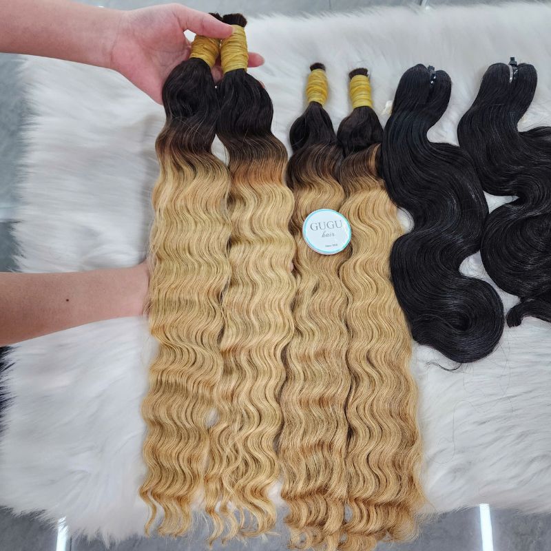 Luxury Dark Root Honey Blonde Loose Wave Virgin Hair Extensions