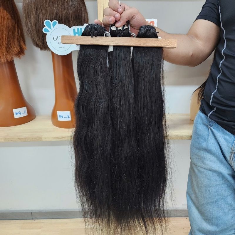 Natural Straight Weft Hair Extensions