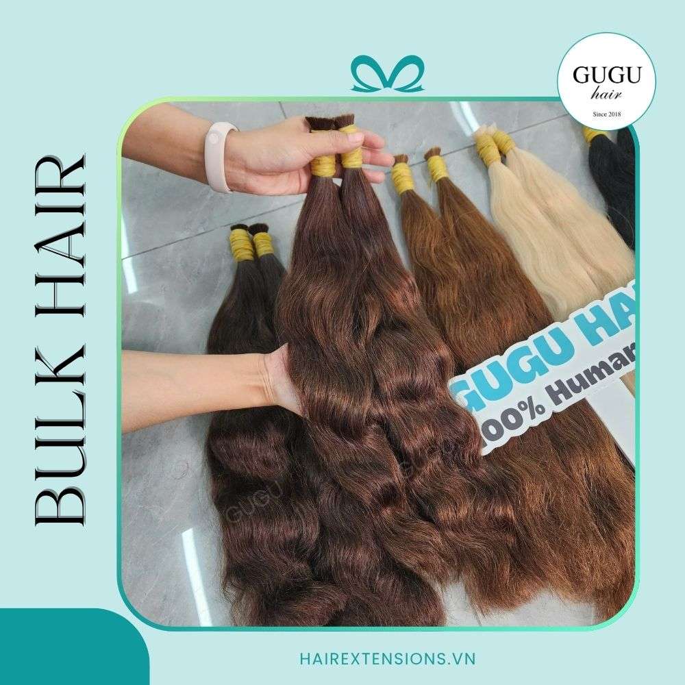 Body wave human hair extensions bulk hair