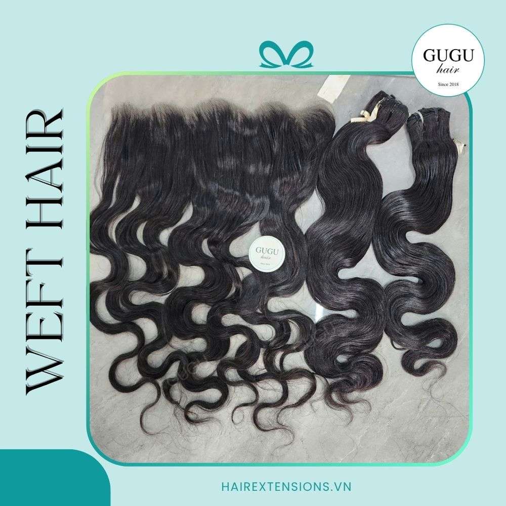 Body Wave Weft Hair with HD Lace