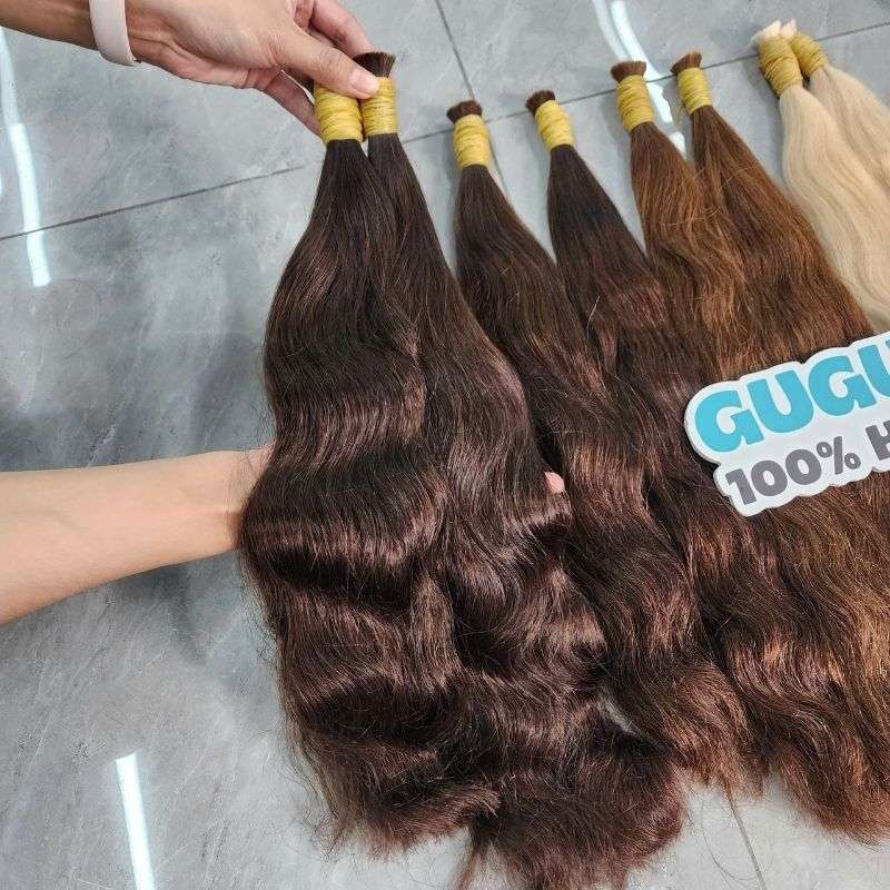 Body wave human hair extensions bulk hair