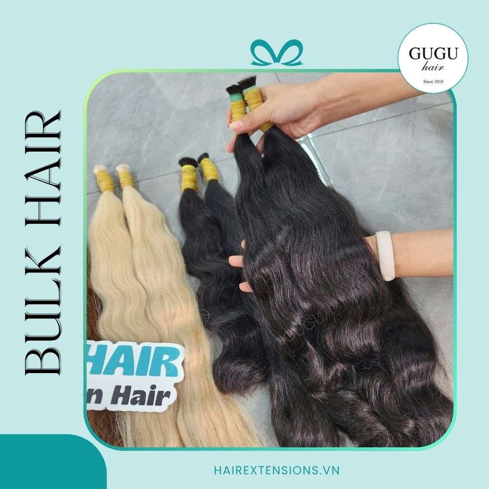 Luxury Body Wave Human Hair Extensions Bulk Hair