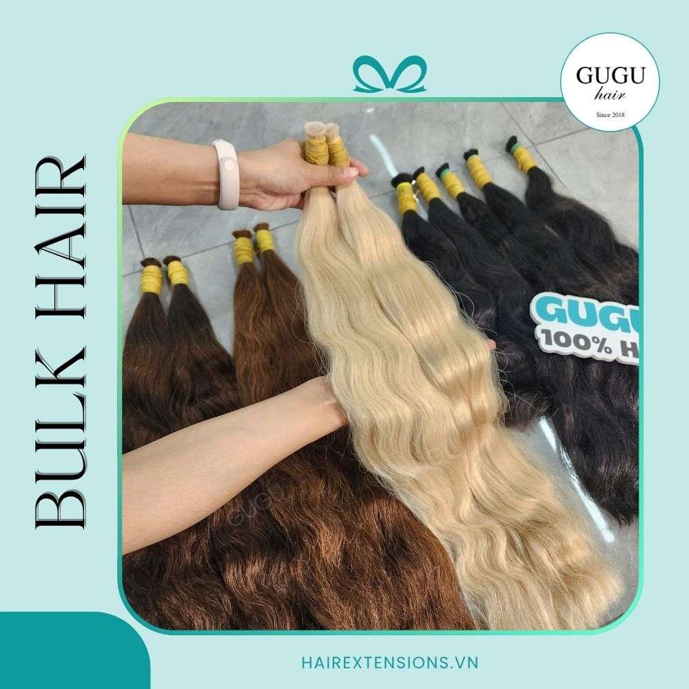 Luxury Body Wave Human Hair Extensions Bulk Hair